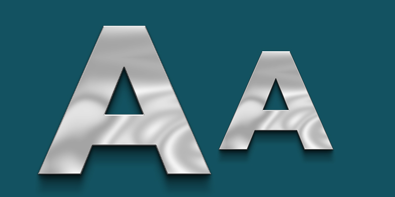 Plexiglas-Buchstaben